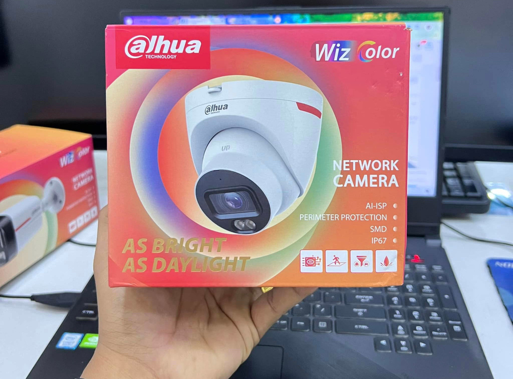 Camera IP 4MP WizColor DAHUA DH-IPC-HDW2449T-S-PRO (kbt)