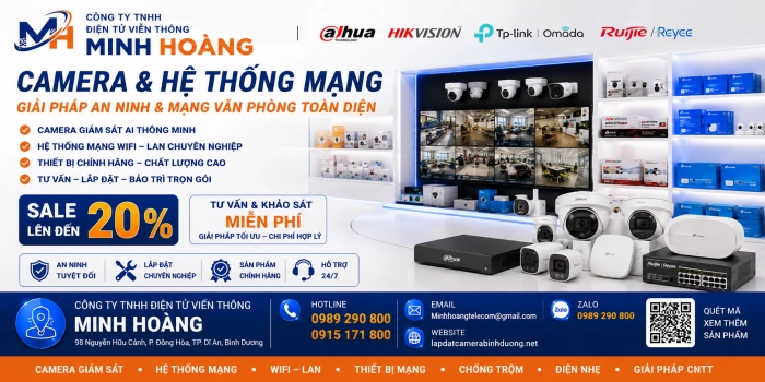 Xu hướng mới về Camera và hệ thống mạng văn phòng: AI, WiFi 7 và quản trị tập trung